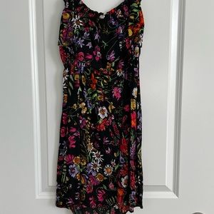 Strapless summer dress and cropped cardigan